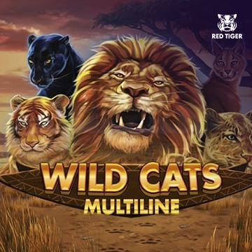 Redtiger : Wild Cats Multiline - HASIANBET168
